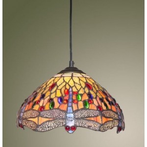 LAMPARA TIFFANY LIBELULA ZS   30CM